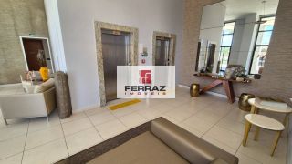 Apartamento aluguel lagoa nova, varanda, sala, cozinha americana, dois quartos uma suíte, armarios projetados, lazer, elevador, portaria 24h.