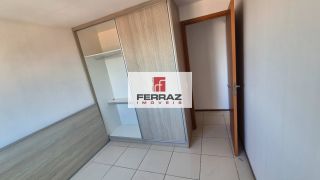 Apartamento aluguel lagoa nova, varanda, sala, cozinha americana, dois quartos uma suíte, armarios projetados, lazer, elevador, portaria 24h.