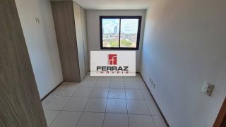 Apartamento aluguel lagoa nova, varanda, sala, cozinha americana, dois quartos uma suíte, armarios projetados, lazer, elevador, portaria 24h.