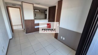 Apartamento aluguel lagoa nova, varanda, sala, cozinha americana, dois quartos uma suíte, armarios projetados, lazer, elevador, portaria 24h.