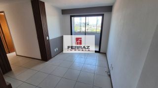 Apartamento aluguel lagoa nova, varanda, sala, cozinha americana, dois quartos uma suíte, armarios projetados, lazer, elevador, portaria 24h.