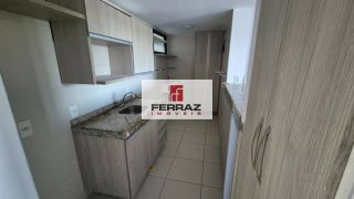 Apartamento aluguel lagoa nova, varanda, sala, cozinha americana, dois quartos uma suíte, armarios projetados, lazer, elevador, portaria 24h.