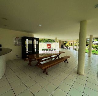 Apartamento aluguel mobiliado condomínio estrela do atlantico, andar alto, vista mar, sala, varanda, dois quartos, uma suíte, lazer completo, portaria 24h