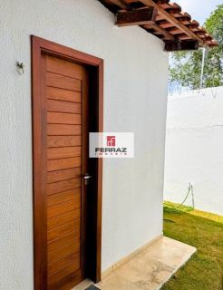 Casa locação em condomínio, nova parnamirim, duplex, três quartos, suíte, banheiro social, lavabo, quarto de serviço, duas vagas, com armários