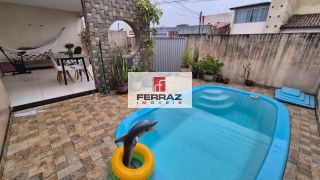 Casa para venda em condomínio nova parnamirim, garagem, sala, três quartos, duas suítes, banheiro social, cozinha, área de serviço, piscina privativa