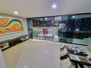 Apartamento venda capim  macio, três quartos, duas suítes, escritório, banheiro social, projetados