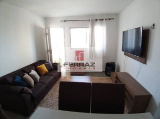 Apartamento venda Guaíra, sala, varanda, dois quartos, garagem coberta, banheiro, lazer, sombra