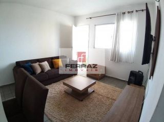 Apartamento venda Guaíra, sala, varanda, dois quartos, garagem coberta, banheiro, lazer, sombra