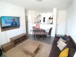 Apartamento venda Guaíra, sala, varanda, dois quartos, garagem coberta, banheiro, lazer, sombra