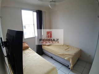 Apartamento venda três quartos, banheiro, armários de cozinha, lazer, uma vaga, portaria 24