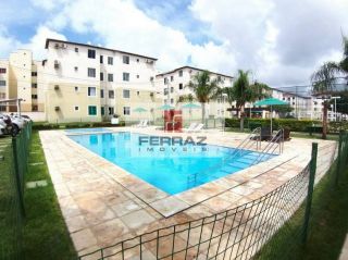 Apartamento venda três quartos, banheiro, armários de cozinha, lazer, uma vaga, portaria 24