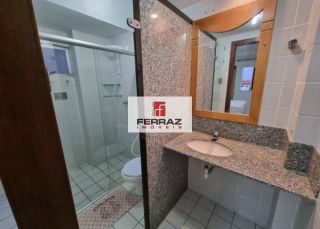 Apartamento mobiliado para venda na praia de pirangi, sala 02 ambientes, varanda integrada, três quartos, suíte, lazer, elevador, portaria 24h