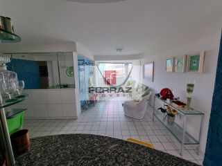 Excelente apartamento mobiliado à venda na praia de Pirangi.