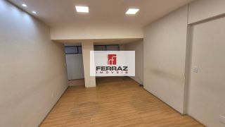 Sala comercial para aluguel no tirol, banheiro privativo, piso laminado, recepção, quatro elevadores, garagem