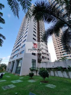 Apartamento aluguel bairro capim macio, varanda, três quartos, suíte,  armários,  lazer