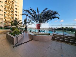Apartamento aluguel bairro capim macio, varanda, três quartos, suíte,  armários,  lazer