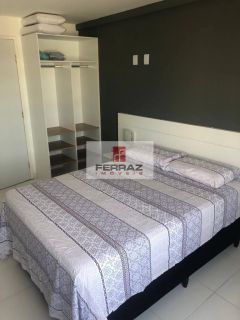 Apartamento(flat) para venda em capim macio, dois quartos, suíte,  lazer, elevador
