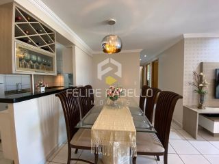 Apartamento com Lazer para VENDER! Todo projetado e c/ 3 suítes próximo ao Centro de Fortaleza