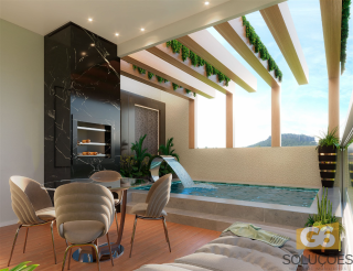 LANÇAMENTO em Balneário Perequê. Apenas 1 apto por andar! 03 suítes, 2 vagas de garagem. Entrada de 30% e saldo facilitado!