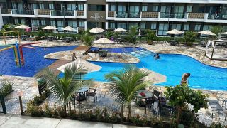 Flat com dois quartos mobiliado, em Muro Alto