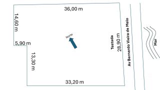 Casa com Lote para Venda em Candeias a 100m do mar