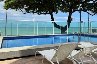 Apartamento para venda Av. Boa Viagem, 4 Suítes, Frente Mar, Porteira Fechada