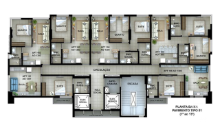 Apartamentos de 1 Quarto Prontos para Morar A Venda no Torreão