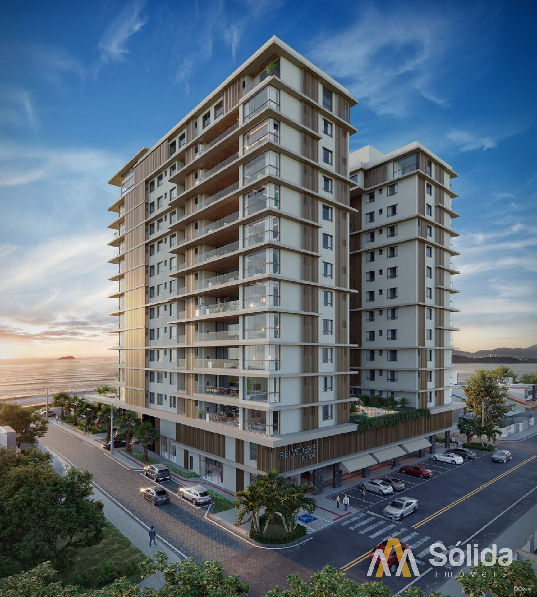 O empreendimento Belvedere Beach House Rogga