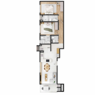 Apartamento Para Vender com 2 quartos 2 suítes no bairro Itacolomi em Balneário Piçarras