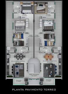 Apartamento Para Vender com 3 quartos sendo 1 suíte no bairro Itacolomi em Balneário Piçarras