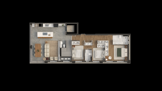 Apartamento Para Vender no Empreendimento Corá, com arquitetura internacional,3 suítes no bairro Praia de Armação do Itapocorói em Penha