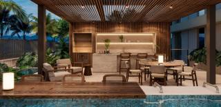 Apartamento Para Vender no Empreendimento Corá, com arquitetura internacional,3 suítes no bairro Praia de Armação do Itapocorói em Penha