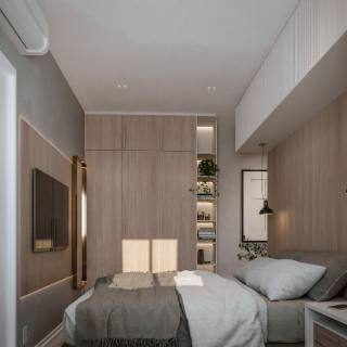 Excelentes Apartamentos em Gravatá, Navegantes com 1 Suíte e 1 Dormitório