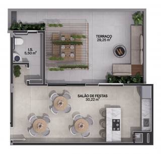 Excelentes Apartamentos em Gravatá, Navegantes com 1 Suíte e 1 Dormitório