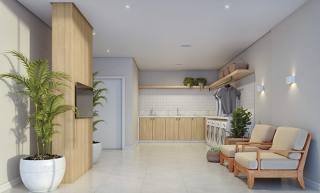Apartamento com 2 quartos, 1 suíte, no Empreendimento Pantai da Rôgga, em Piçarras