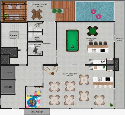 Apartamento Para Vender com  2 suítes no bairro Gravatá em Navegantes
