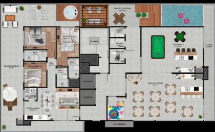 Apartamento Para Vender com  2 suítes no bairro Gravatá em Navegantes