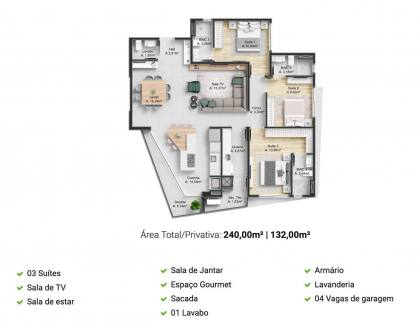 Apartamento vista mar - Blue Waves Residence