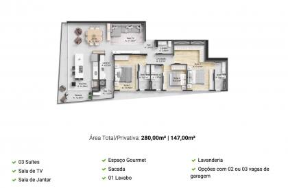 Apartamento vista mar - Blue Waves Residence