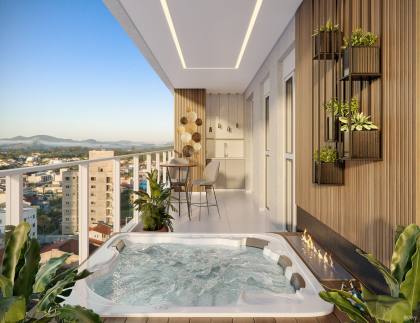 Golden Beach Residence VSK - Apartamento de Alto Padrão em Balneário Piçarras