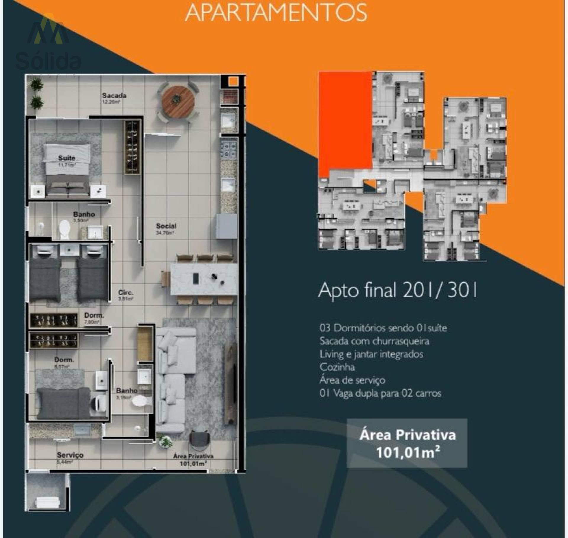 Sol e Mar Residencial - Praia Grande