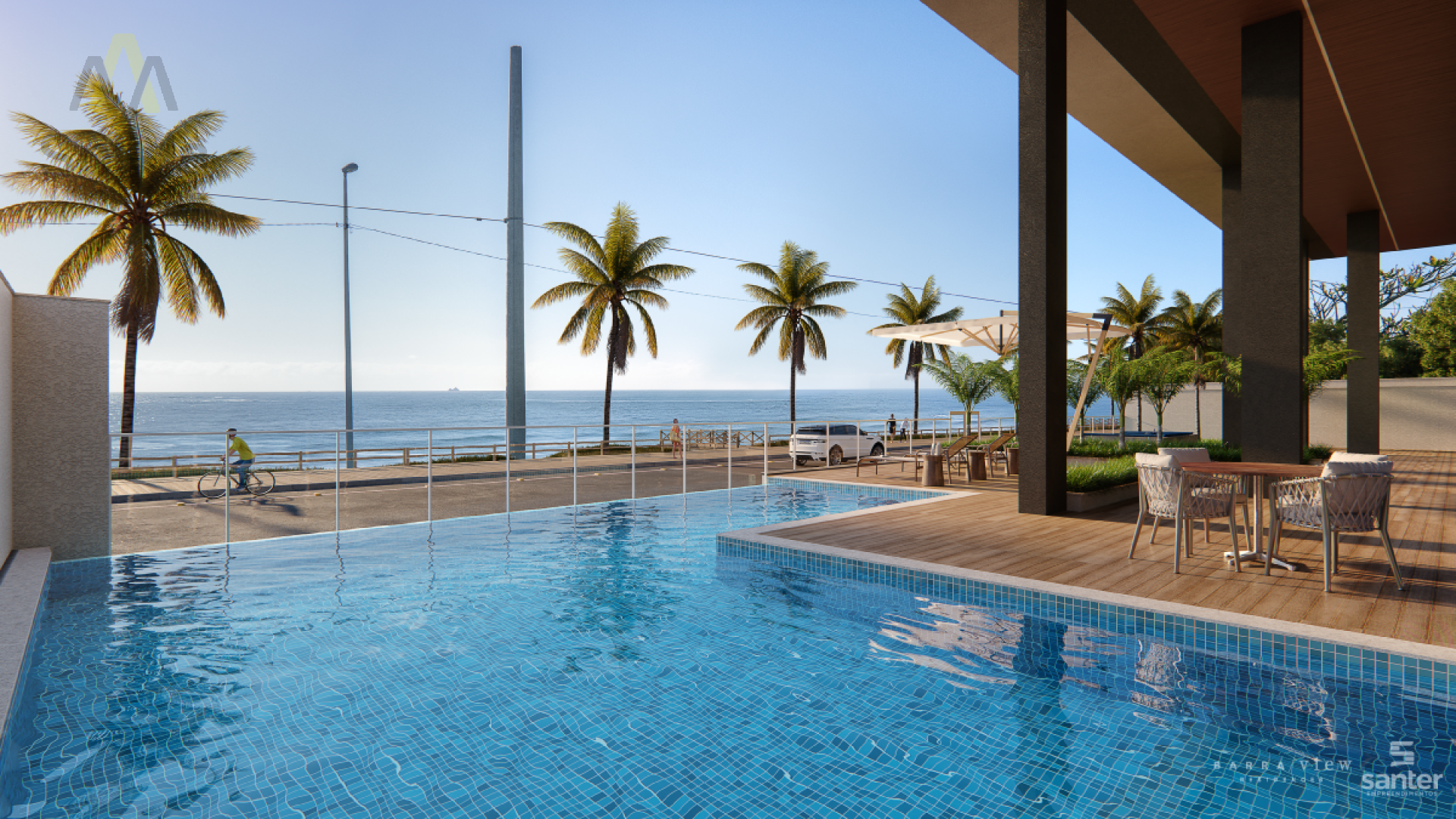 Vista para o Mar + 2 Suítes em Barra Velha - no Barra View com 2 Vagas de Garagem