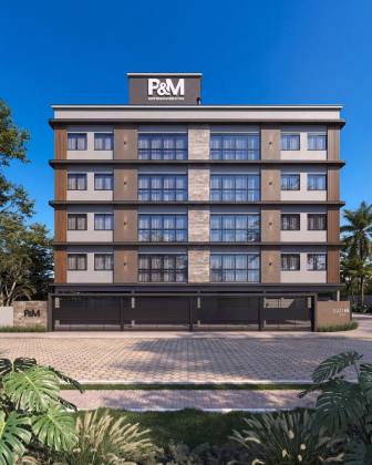 Apartamento 2 dormitórios, sendo 1 suíte e vaga coberta em Penha/SC