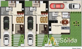 Sobrado Para Vender com 2 Quartos mais 1 Suíte no Bairro Itacolomi em Balneário Piçarras