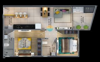 Apartamento mobiliado à venda com 02 dorm. muito bem localizado em Bal. de Piçarras/SC. Ref. 330
