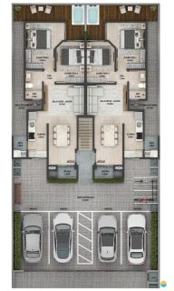 Apartamento Para Vender com 2 quartos no bairro Nossa Senhora de Fátima em Penha - SC. Ref. 337