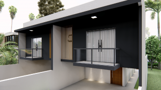 Imperdível sobrado de 136m² com 3 dormitórios no bairro Itacolomi em Balneário Piçarras. Ref. 391
