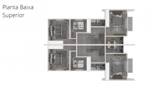 Imperdível sobrado de 136m² com 3 dormitórios no bairro Itacolomi em Balneário Piçarras. Ref. 391
