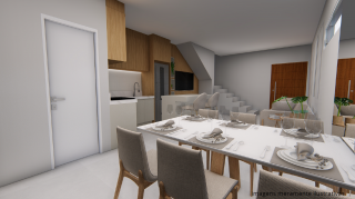 Imperdível sobrado de 136m² com 3 dormitórios no bairro Itacolomi em Balneário Piçarras. Ref. 391
