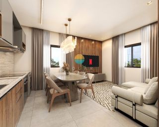 Apartamento Para Venda com 2 quartos, sendo 1 suíte no bairro Nossa Senhora de Fátima em Penha - SC. Ref. 426
